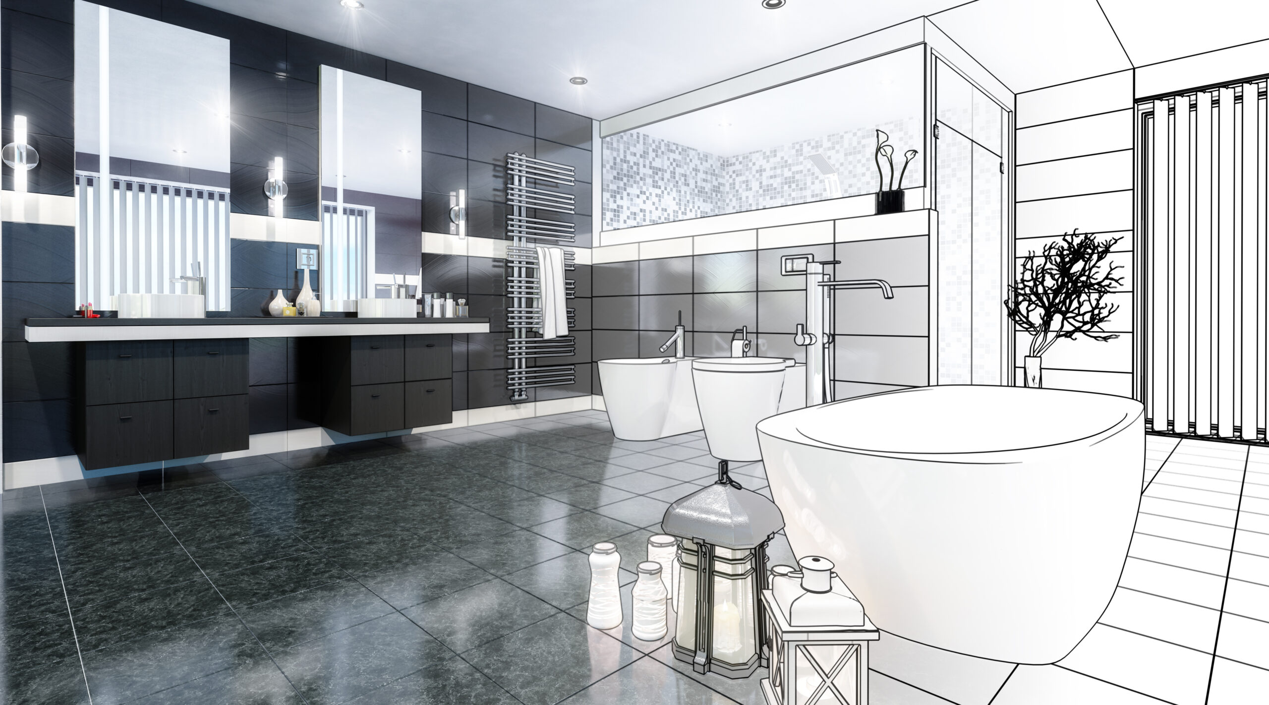 Moderne Bäder fom Fachhandwerker proHeSa 